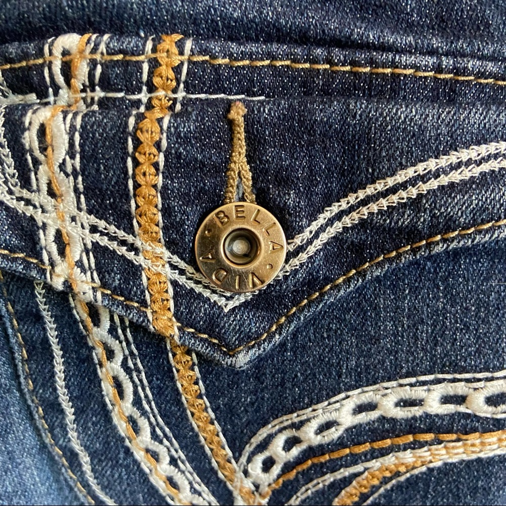 🤰💙 Bella Vita Maternity Denim Shorts – Comfy & Cute Mama Style 💙🤰 - Picture 4 of 10